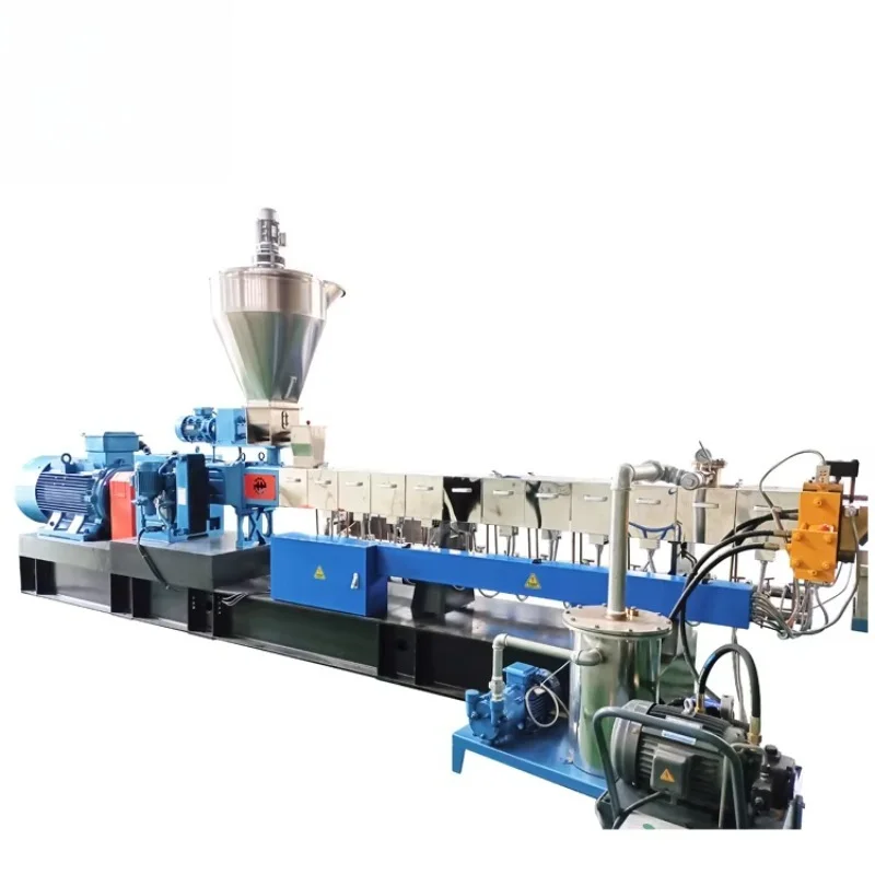 Customized Twin Screw Extruder Plastic Granule Compounding Pelletizing Production Processing Machine