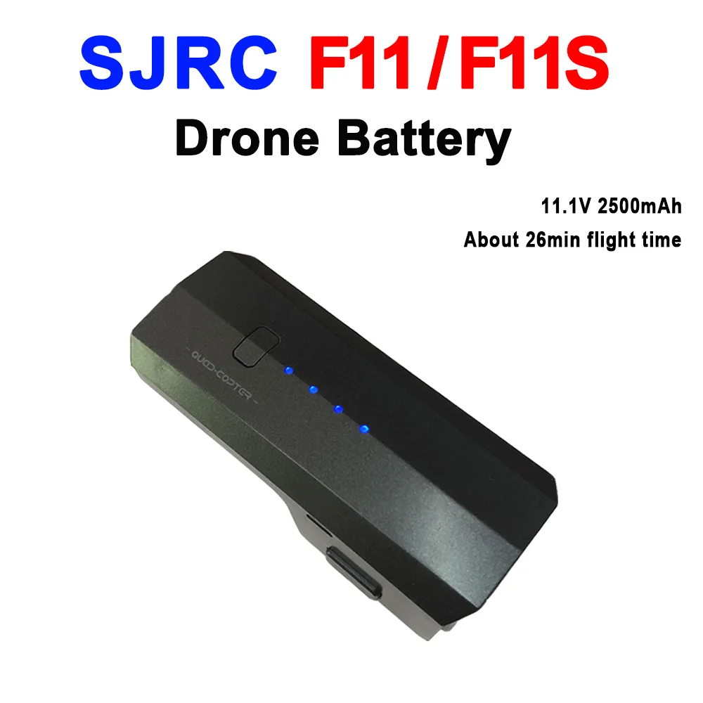 

SJRC F11/F11S 4K Pro Drone Battery 11.1V 2500mAh Original Battery For F11S Accessories Camera 5G GPS Dron Accessories Parts