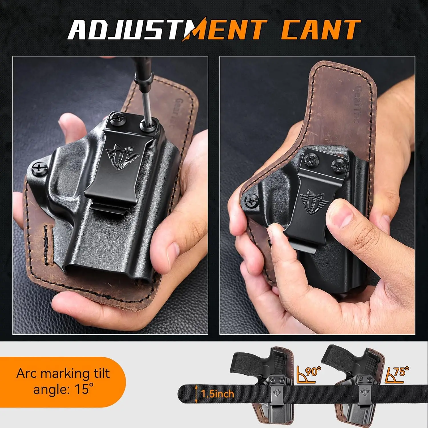 Concealed Carry Pistol Holster Right Hand Gun Holster IWB Hangun Holster Airsoft Holder for Sig Sauer P365/P365 SAS/P365X Case view 4