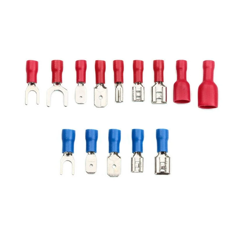 140/280PCS Assorted Female Male Crimp Spade Terminal Wire Connectors Set With Box