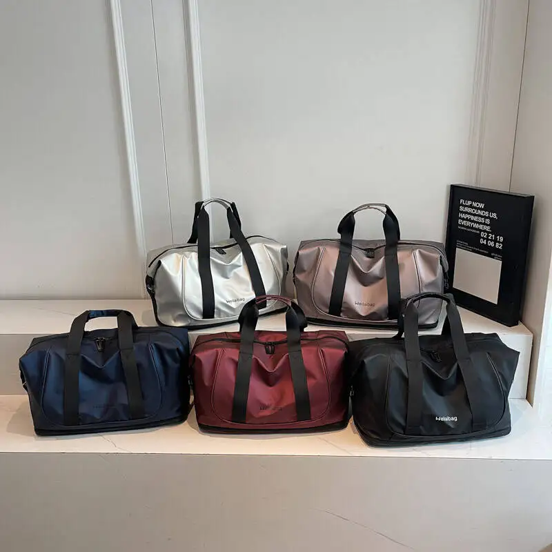 

Large Capacity and Stylish Shoulder Tote Multifunctional Waterproof Daypack for Short Trips Casual and Versatile Unisex Bag