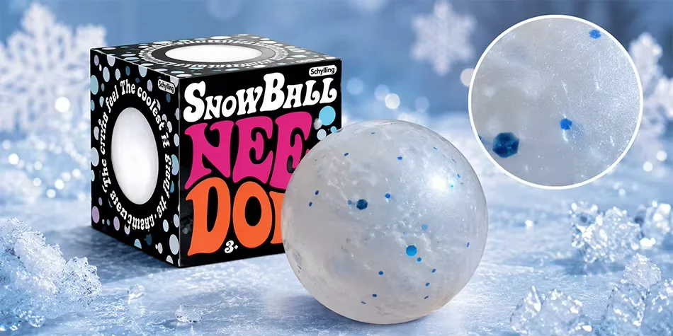 Schylling NeeD Doh Blind Box Stressabbau-Trinkbecher Sensorisches Quetschspielzeug Stressabbau-Schneeball für Konzentration bei ADHS-Überlebensschwäche – Detail 1