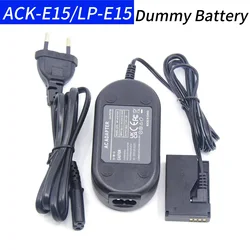 DR-E15 DC Coupler LP-E12 Dummy Battery&CA-PS700 ACK-E15 AC Power Adapter For Canon EOS Rebel SL1 100D Kiss X7 SX70HS Camera