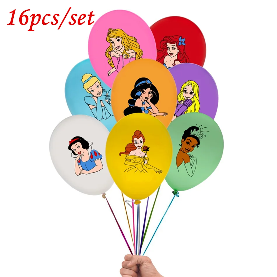 

Disney Princess Cinderella Belle Cake latex Balloons 12inch Birthday Party Decoration Globes Baby Shower Kids Helium Balls Toys