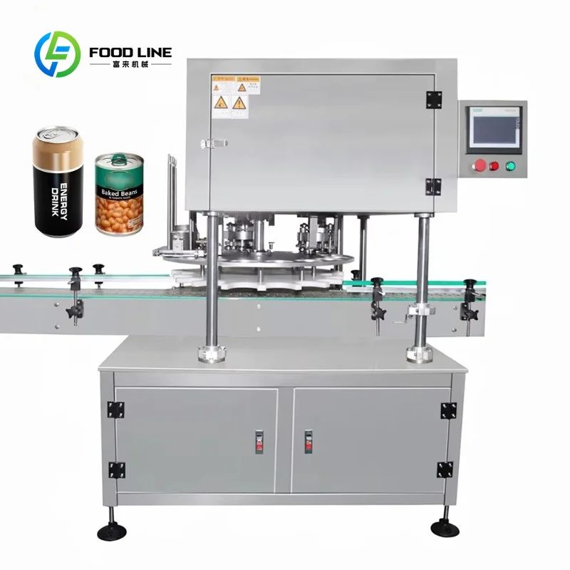 Customized Electric Full Automatic Can Closing Seamer Metal Bottle Tuna Tin Aluminum Can Sealing Capping Food Plastic Glass