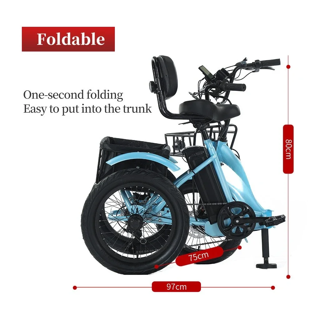 18 inch pedal fun electric tricycle pedal power lithium battery tricycle