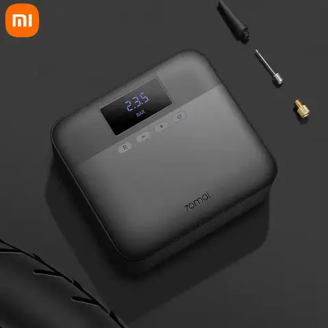 샤오미 70mai 차량용 에어 컴프레서 Lite 70mai 휴대용 전동 자동차 에어 펌프 미니 컴프레서 타이어 공기 주입기 자동차 타이어 펌프 12V 데이터