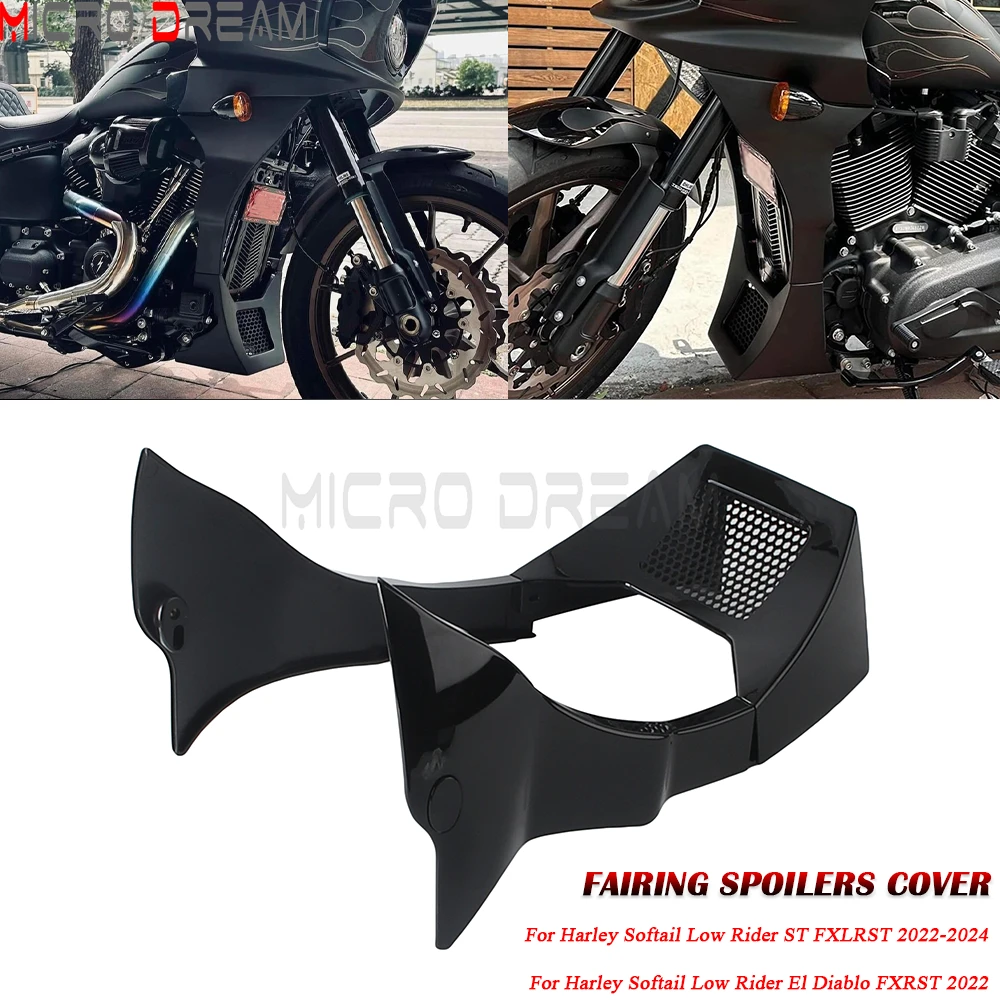 

Motorcycle Fairing Spoilers Cover Kits For Harley Low Rider ST FXLRST 2022-2024 El Diablo FXRST 2022 Side Fairing Spoiler Panels