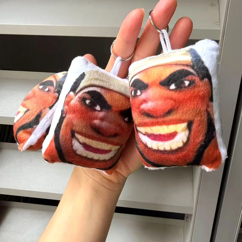 10cm Funny Pressing Can Make Sound Overwatch 2 Hero Maugaloa Malosi Mauga‌ Plush Toys Anime Game Bag Keychain Decor Plushie Doll