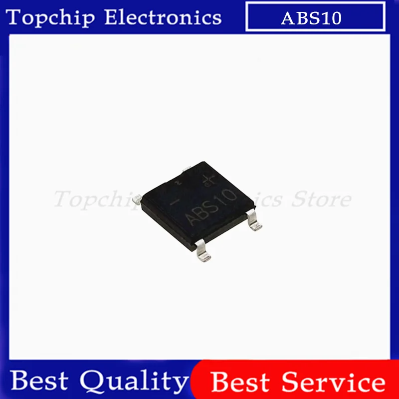 50pcs ABS10 1A1000V SMD SOP4 Bridge Rectifier Rectifier Bridge Stacks Bridge Stacks
