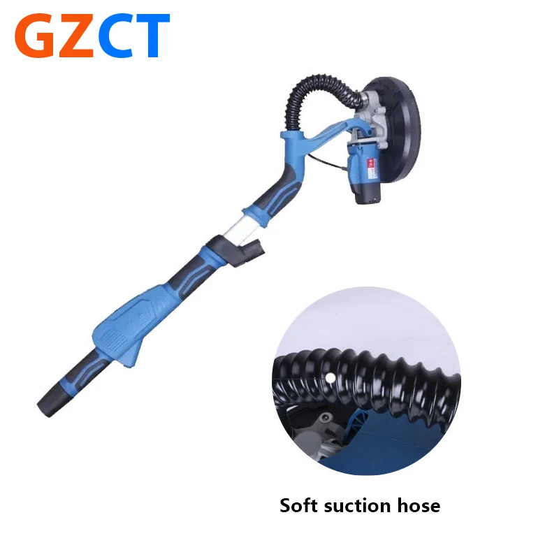 S1F-FF-225 Electric Drywall Sander Wall Polishing Tools  Carry Bag Ceiling Long-reach Dry Wall Putty Sander with LED