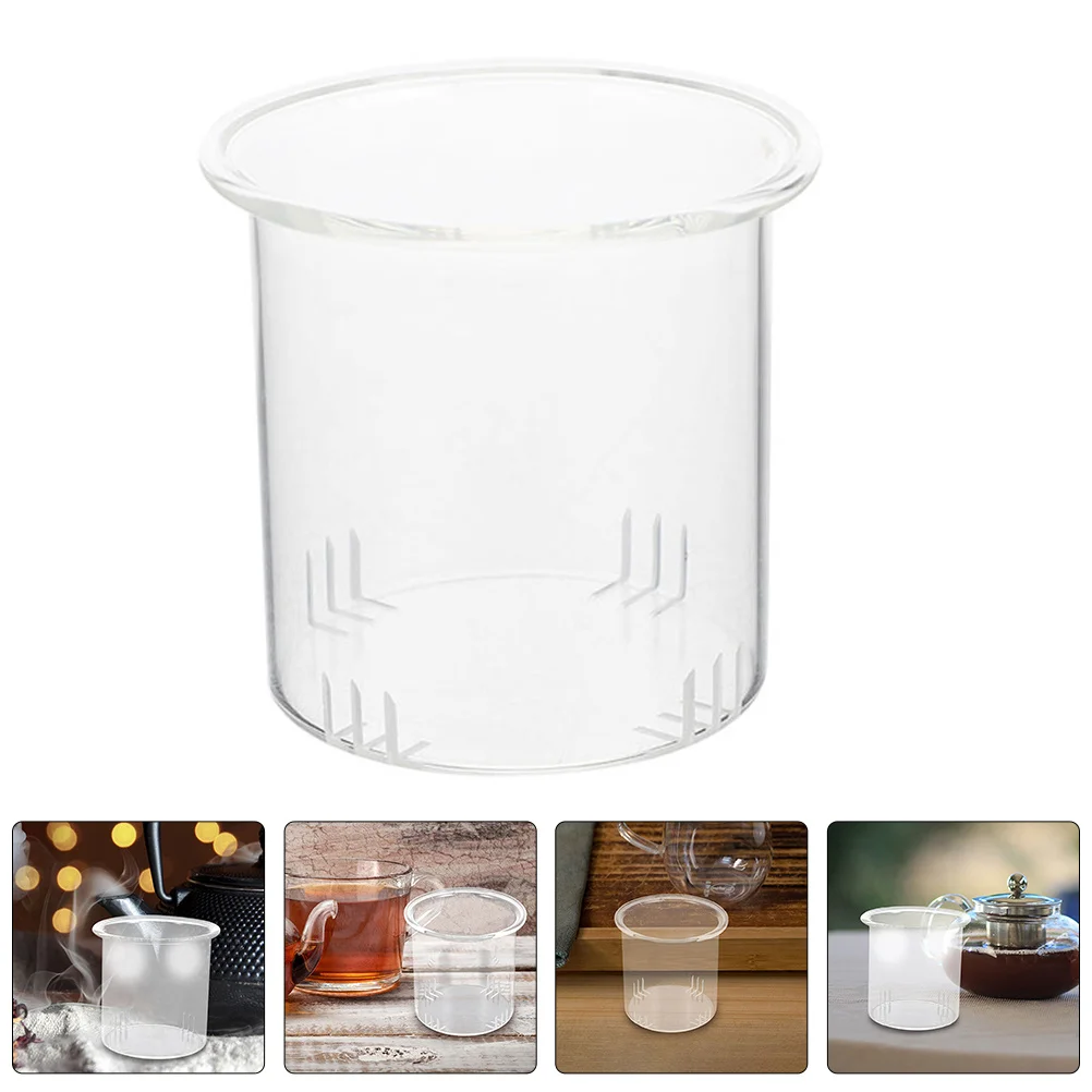 Filtro para tetera, colador de vidrio, escurridor más firme, tetera, infusor, taza de repuesto