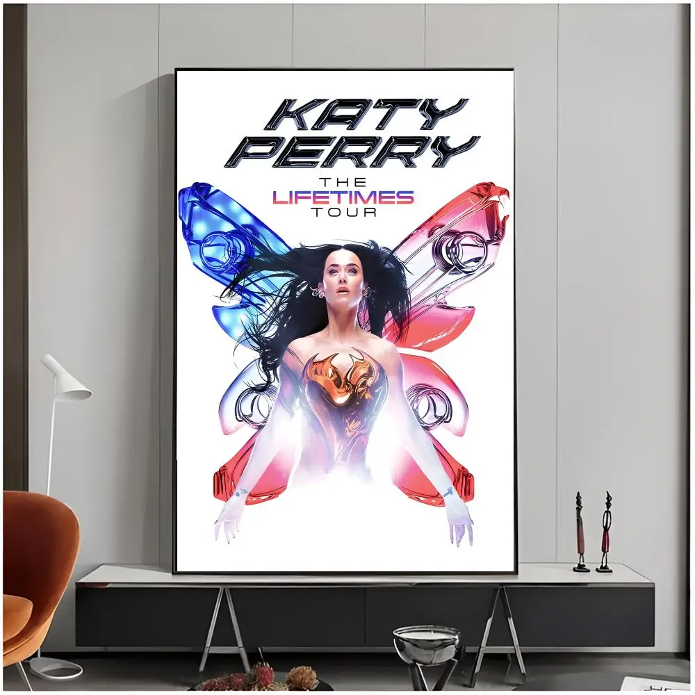 pop star concert poster K-Katy Perry Hot Album Poster Living Room Bedroom Decorative Print Unframed Decor