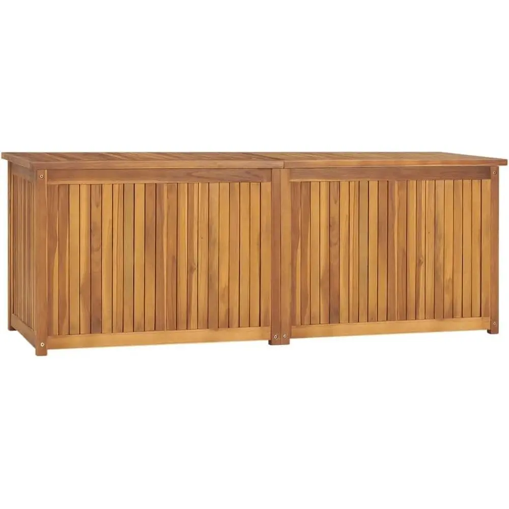 

Коробка для террасы, многофункциональное хранилище для открытого бассейна, сада, патио, 59,1x19,7x21,7 из тикового дерева