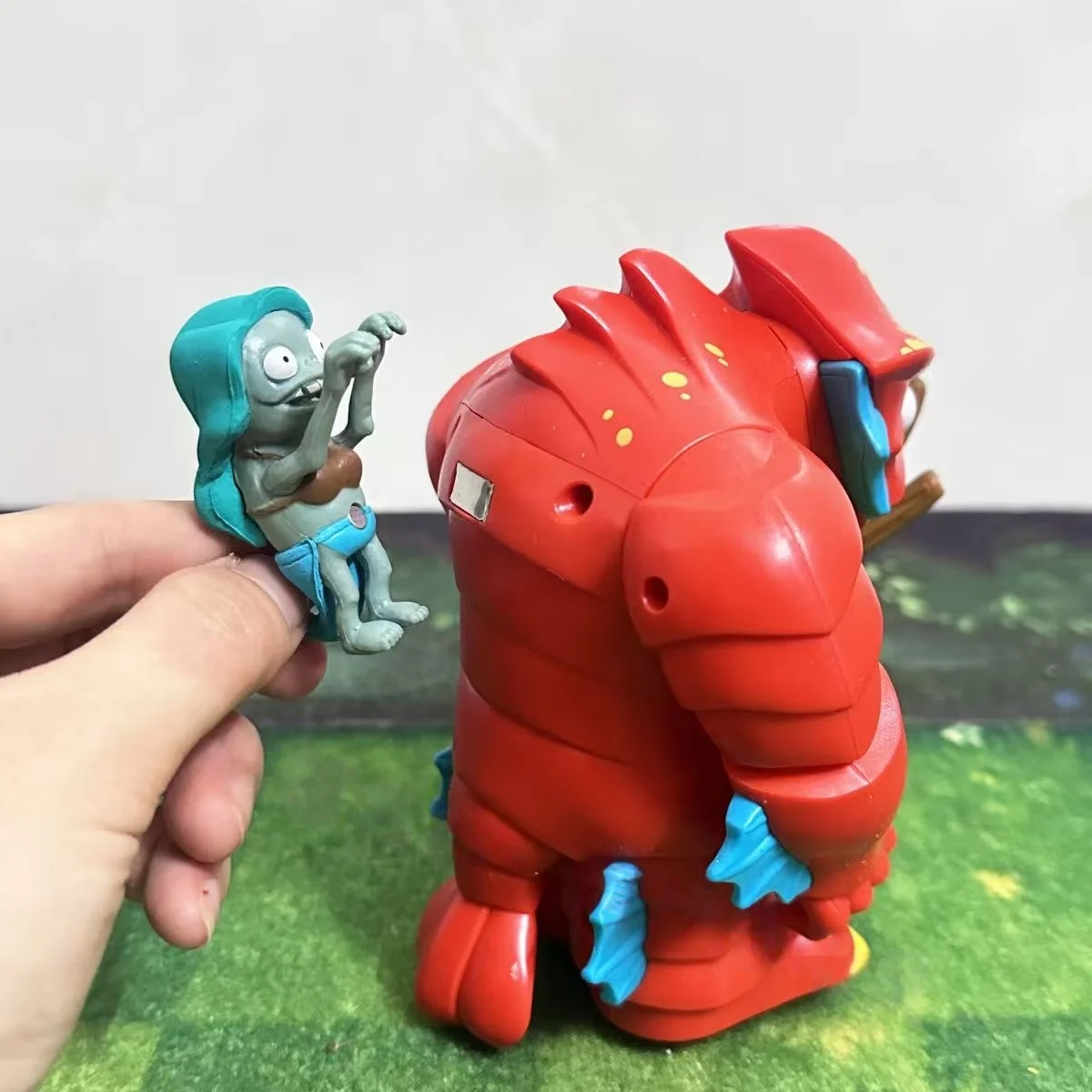 애니메이션 스타일 식물 피규어 vs 좀비, 장애물, 해적, 좀비, 피쉬슈터, 좀비 액션 피규어 모델, 어린이 선물