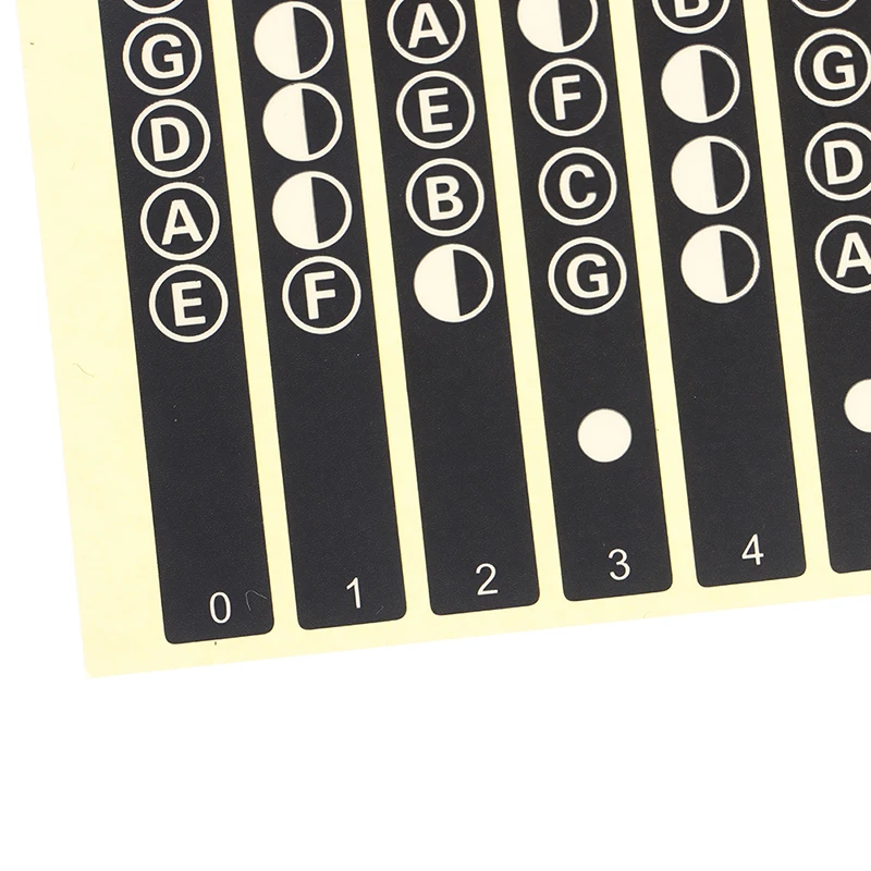 Guitar Fretboard Notes Map Labels Stickers Fingerboard for 6 String Acoustic