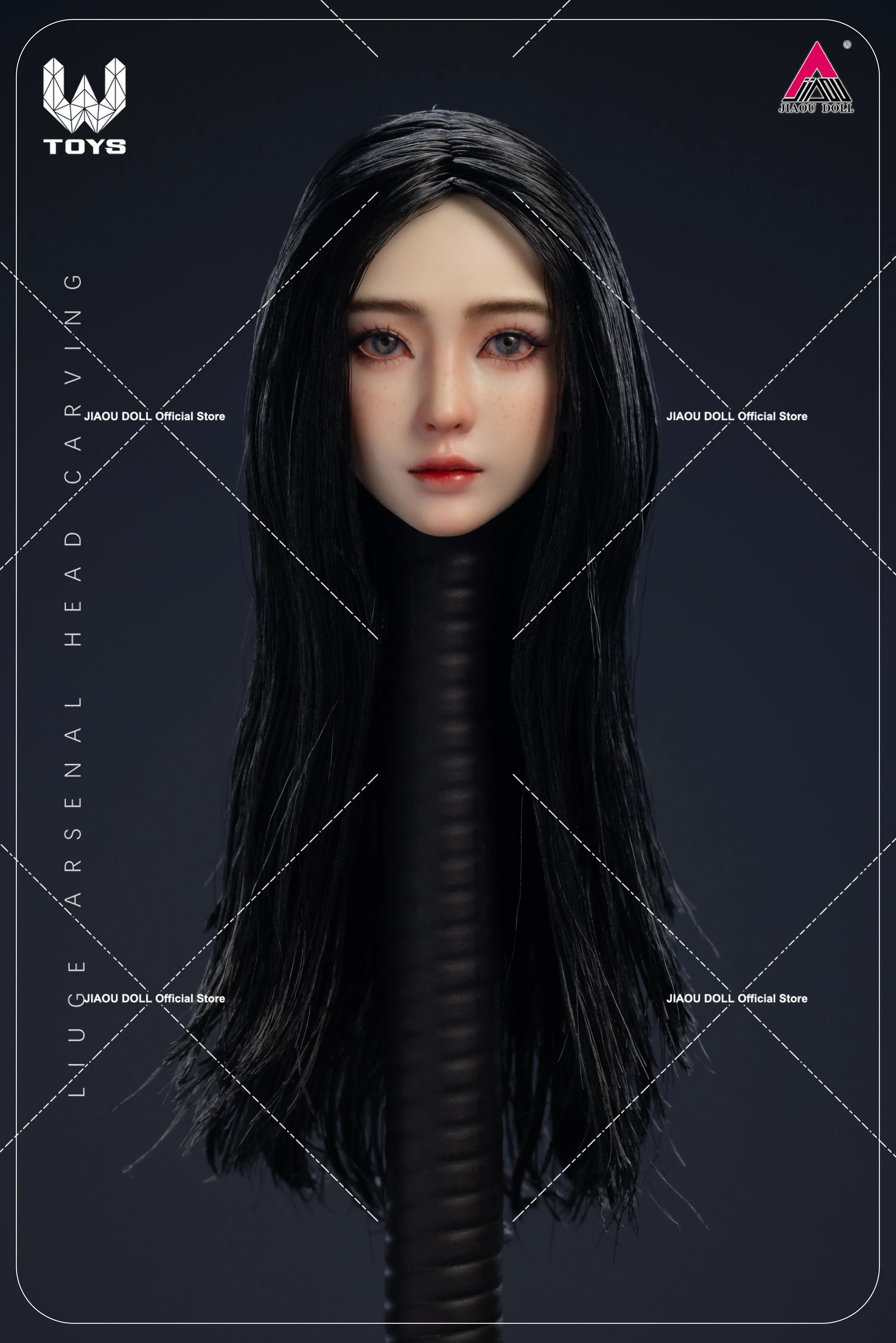 1/6 Schaal Xiaoru Beweegbare Ogen Vrouwelijke Hoofd Carving Model Zware/Licht Make-Up Fit 12 ''Vrouwelijke Soldaat Action Figure body Poppen