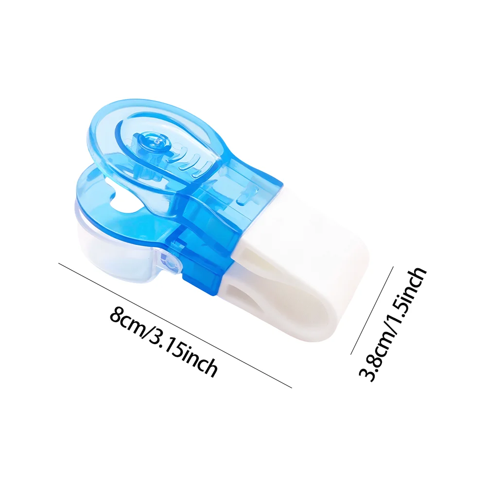 Pill Cutter with Transparent Storage Box, Portable Pill Splitter for Easy Cutting Organizing Daily Medication for Seniors