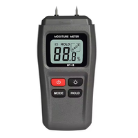 HHO-MT-15 Digital Wood Moisture Meter Humidity Tester Hygrometer Timber Damp Detector Detection Device Grey Tree