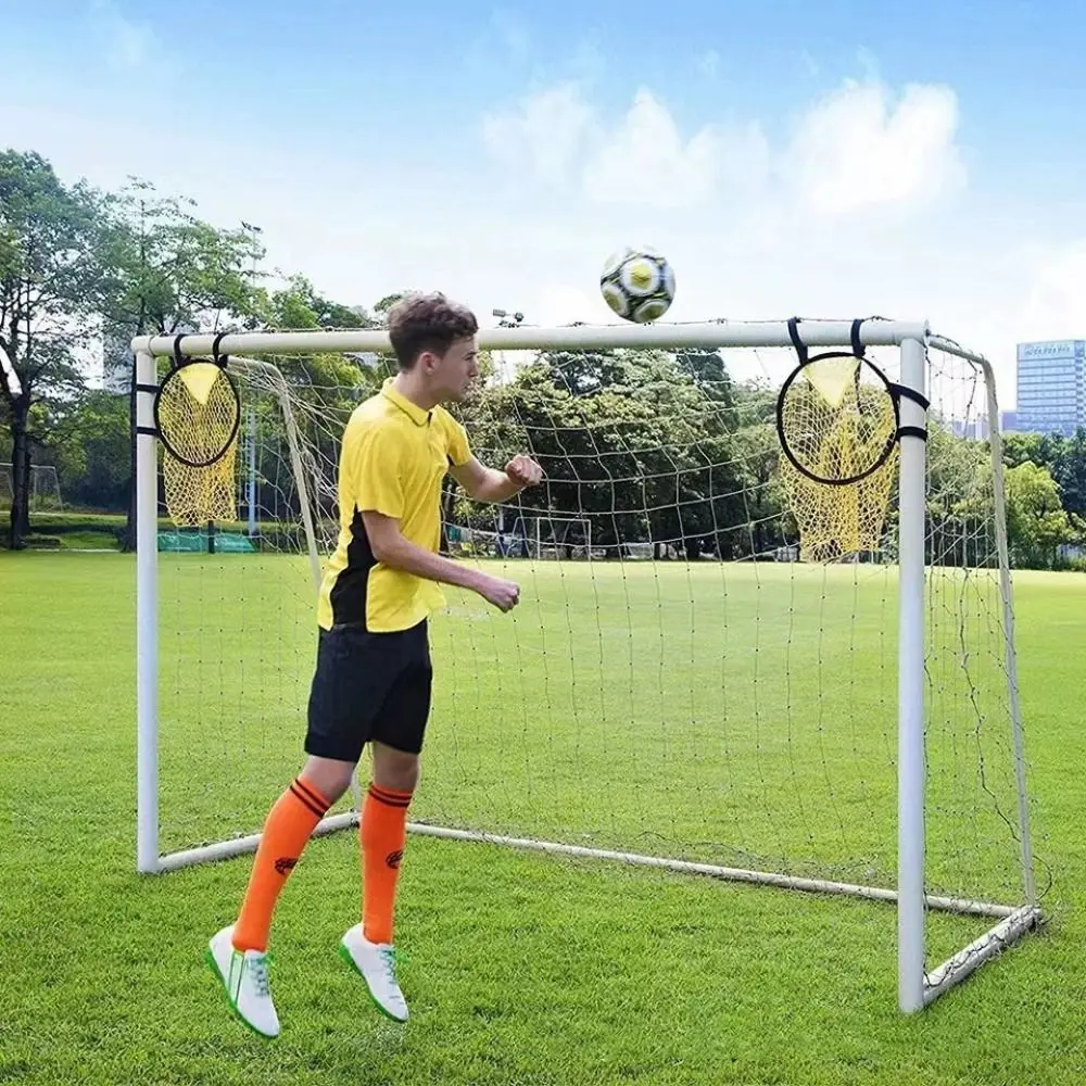 Foldable Football Target Net Easy To Attach and Detach Improve Shooting Accuracy Soccer Goal Free Kick Durable