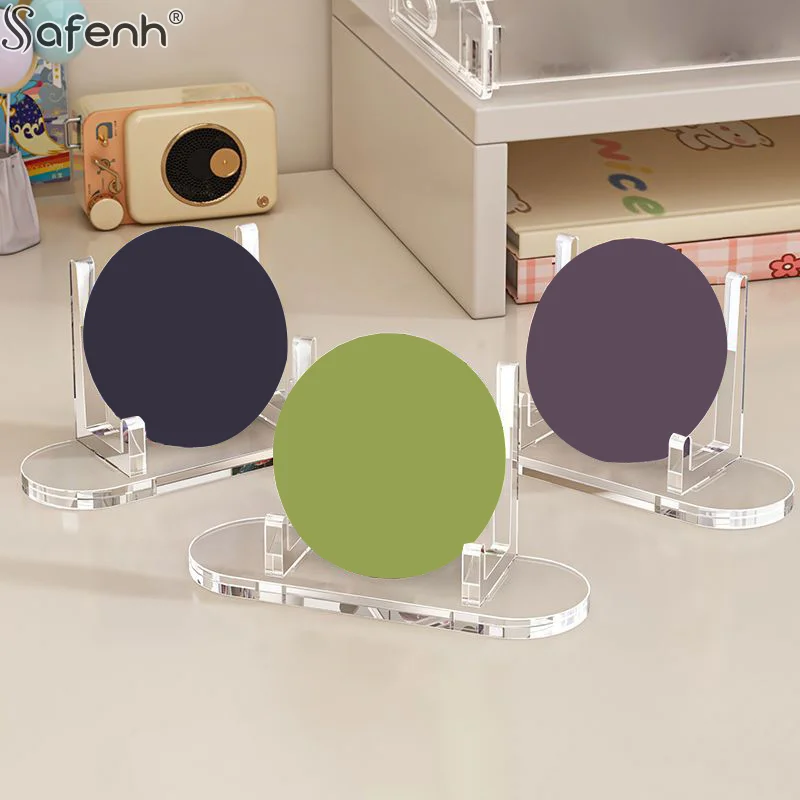 10pcs/Pack  Badge display stand Acrylic Clear Stand Acrylic Easel Display Stand Multi-functional Display Stand For Plate Cards