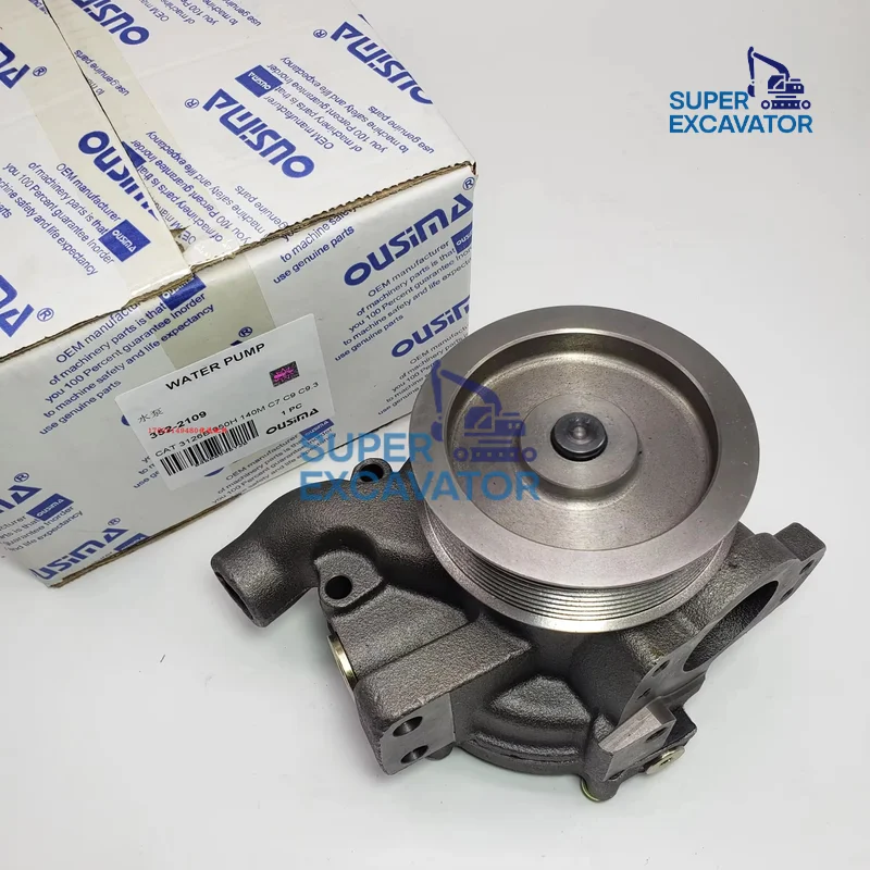 For Caterpillar Cat E3126B 140M C7 C9 C9.3 Engine water pump assembly E950H Loader 352-2109 Excavator Parts