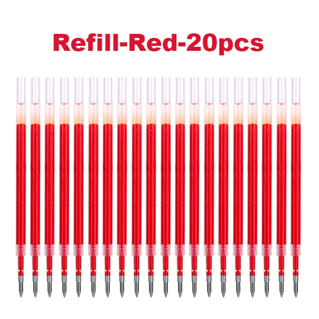 Deli Gel Pen Set 0,5 mm Bullet Intrekbare Leren Schrijven Balpennen Inktkleur Blauw Zwart Rood School Kantoorbenodigdheden
