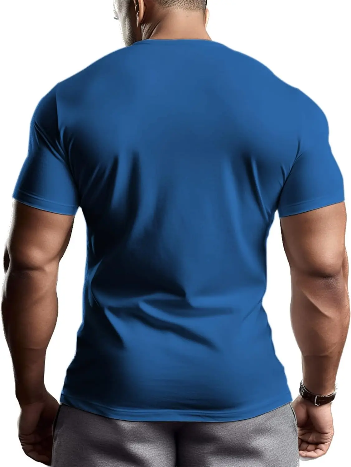 Conquer - Mens Bodybuilding T-Shirt - Gym Training Top Fashion Short Sleeve Fitness