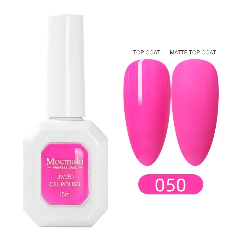 Mocmaki 77 Colors Gel Nail Polish 15ml UV LED Semi Permanent Glitter Gel Paint Lacquer Soak Off Nails Art Supplies Gellak