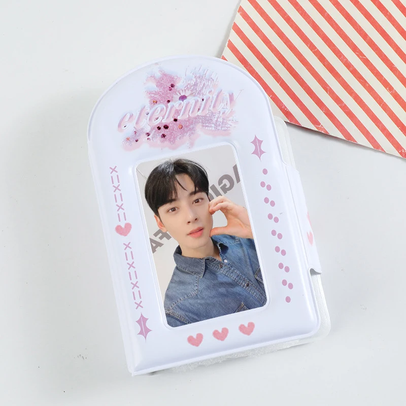 Kpop-tarjeta de fotos Idol de 3 pulgadas, libro, postal, álbum de fotos, colección de tarjetas, soporte para tarjetas fotográficas, carpeta de tarjetas fotográficas