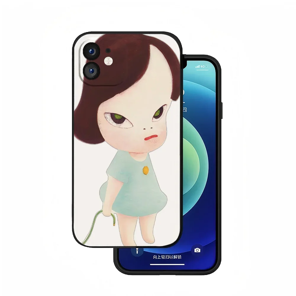 Y-Yoshitomos Nara Phone Case Silicone Soft For IPhone 16 15 14 13 12 11 Plus Pro Max Plus