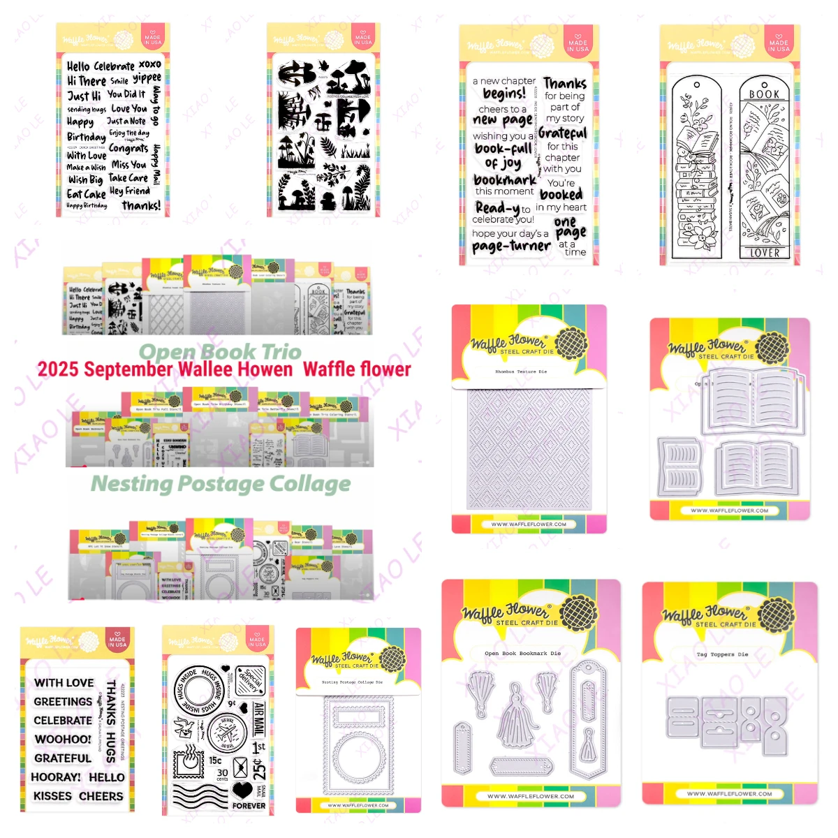 

2025 September New Open Trio Birthday Party Cutting Dies Stamps Stencils for Scrapbooking Stamp Photo Album Decorative Embossing