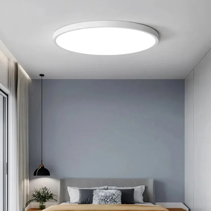 Circular LED Ceiling Light Modern Ultra-thin Home Light Bedroom Living Room Study Dining Room Balcony Interior Decoration Light