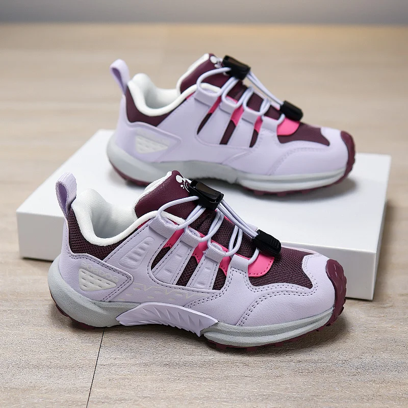 Spring Summer Fashion Pink Outdoor Sneakers for Girl Trainers Breathable Boys Running Shoes Size 29-38 Non-slip Sports Shoes Kid