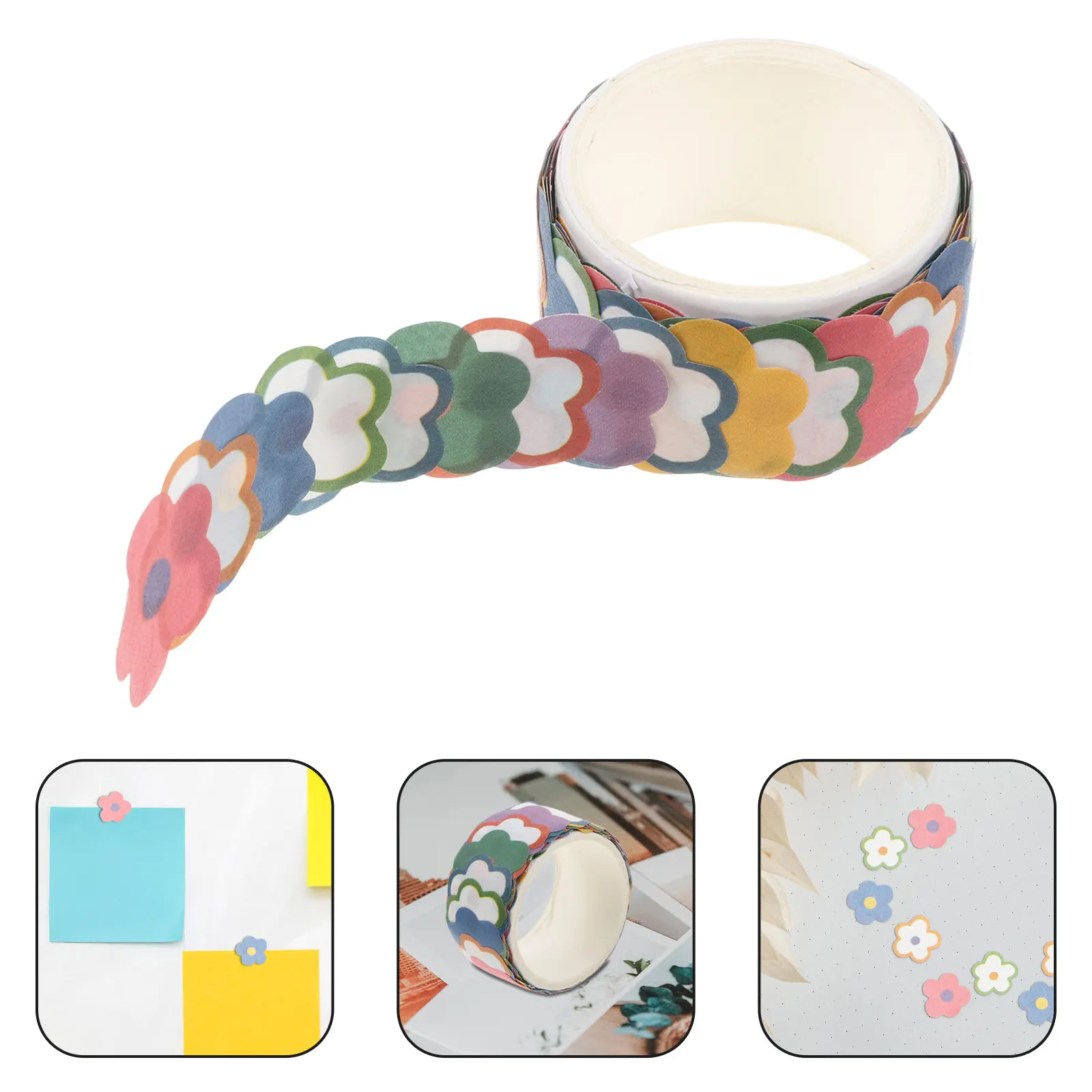 

Cartoon Washi Tape Adhesion Multiple Colors for Journal Scrapbooking Planner Decorative Packing Tape Paper Planner