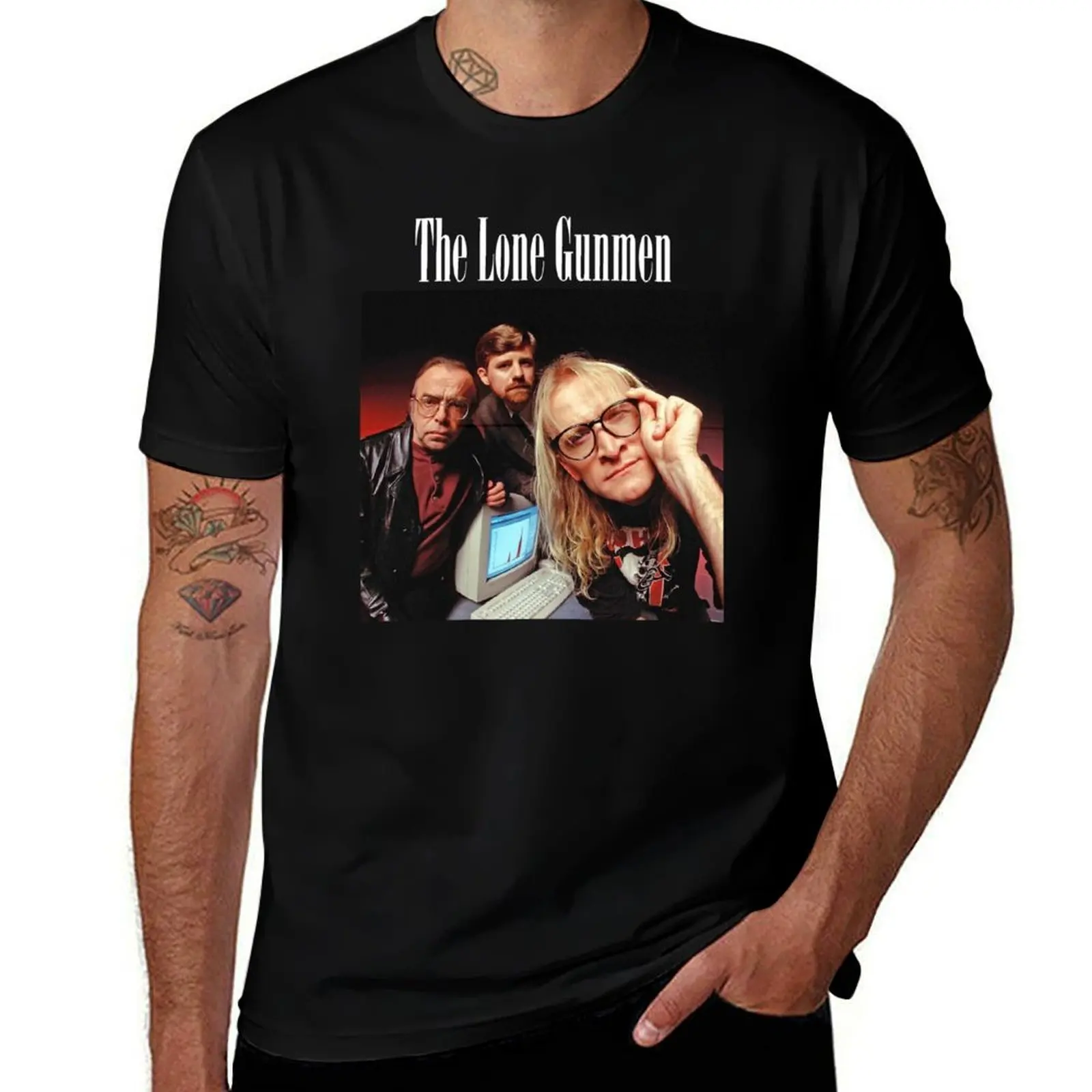 

Lone Gunmen T-Shirt affliction shirts topping vintage anime shirt cute tops fruit of the loom mens t shirts