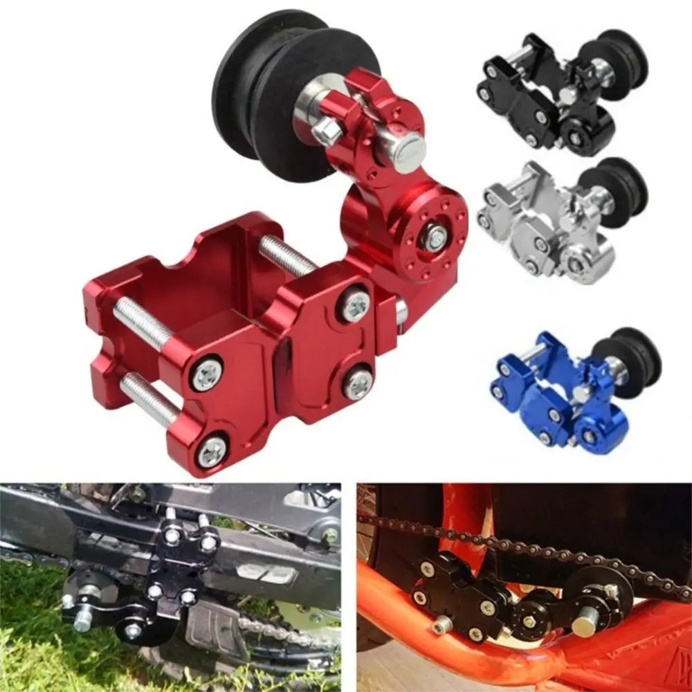 

Aluminum Alloy Motorcycle Chain Adjuster Wear-Resistant High Performance Chain Tensioner Adjustment Easy To Install