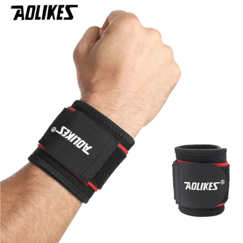 Muñequera ajustable para entrenamiento de gimnasio, soporte para levantamiento de pesas, correas de sujeción para Crossfit, Powerlifting, 1 pieza