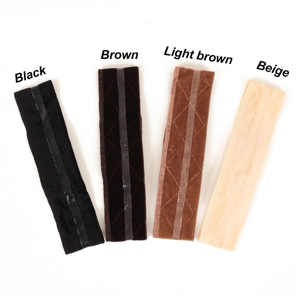 1pc Velvet Wig Grip for Women, Non-Slip And Adjustable Zigzag Headband Accessory, Comfortable to Secure Your Wig