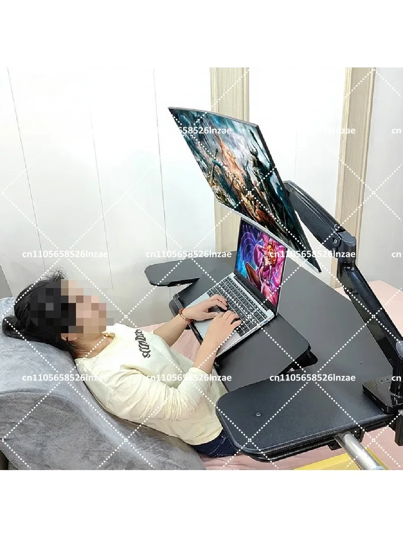 Cross Bed Computer Desk Desktop Capsule Bedside Table Lifting Lazy Lunch Break Recliner Space Chair