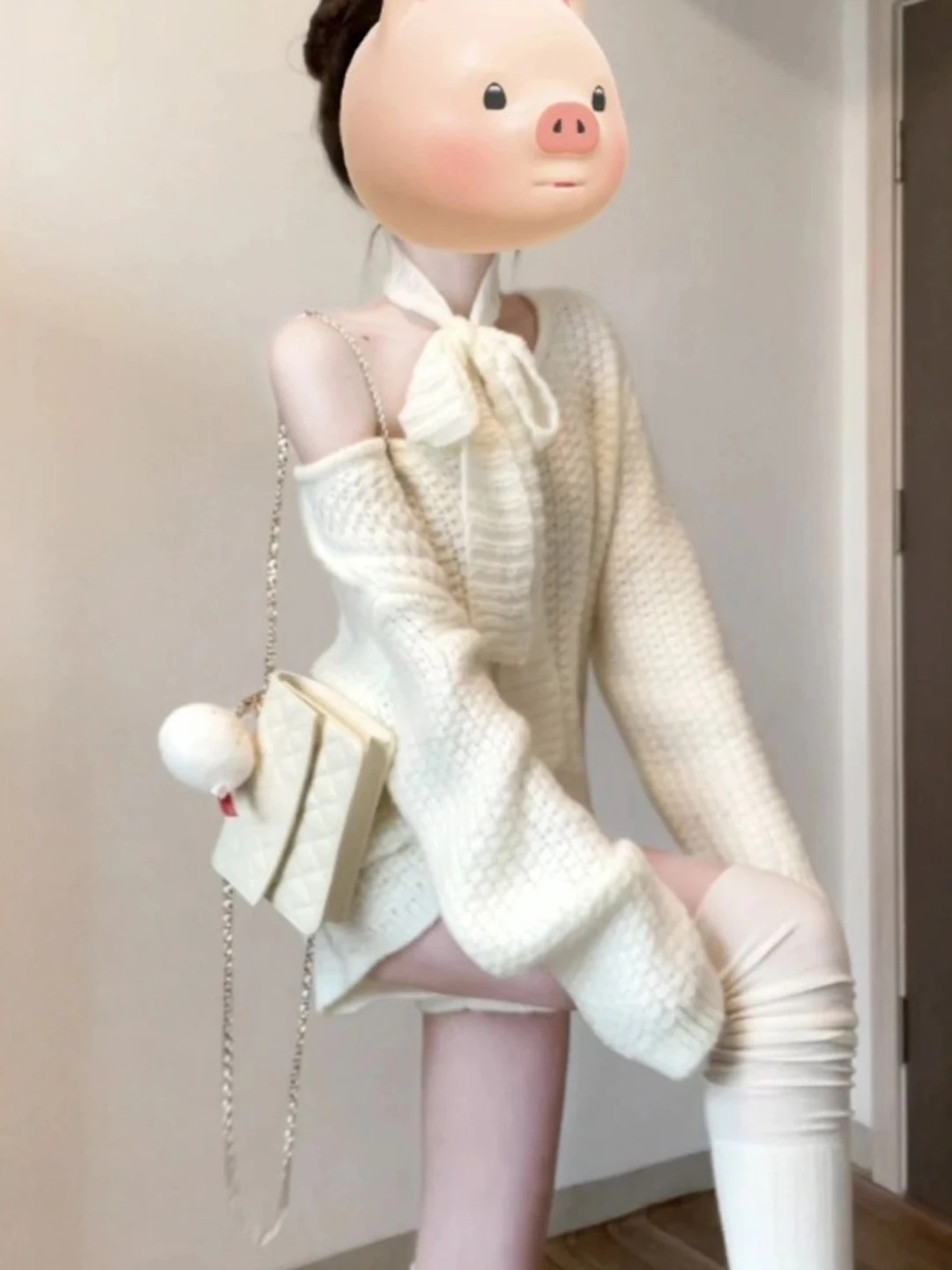 

Мягкий, уникальный, супермилый вязаный комплект из топа и шорт, омолаживающий образ, готовый наряд на каждый день, весна 2026, комфортный модный комплект