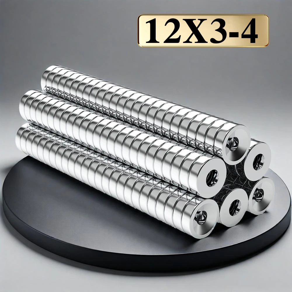 12 x 3–4 mm Imans Kühlschrankmagnete für Heimwerker, Büro, Whiteboard, Werkstatt, geeignete Werkzeuge, Zuhause, Arbeitsplatz