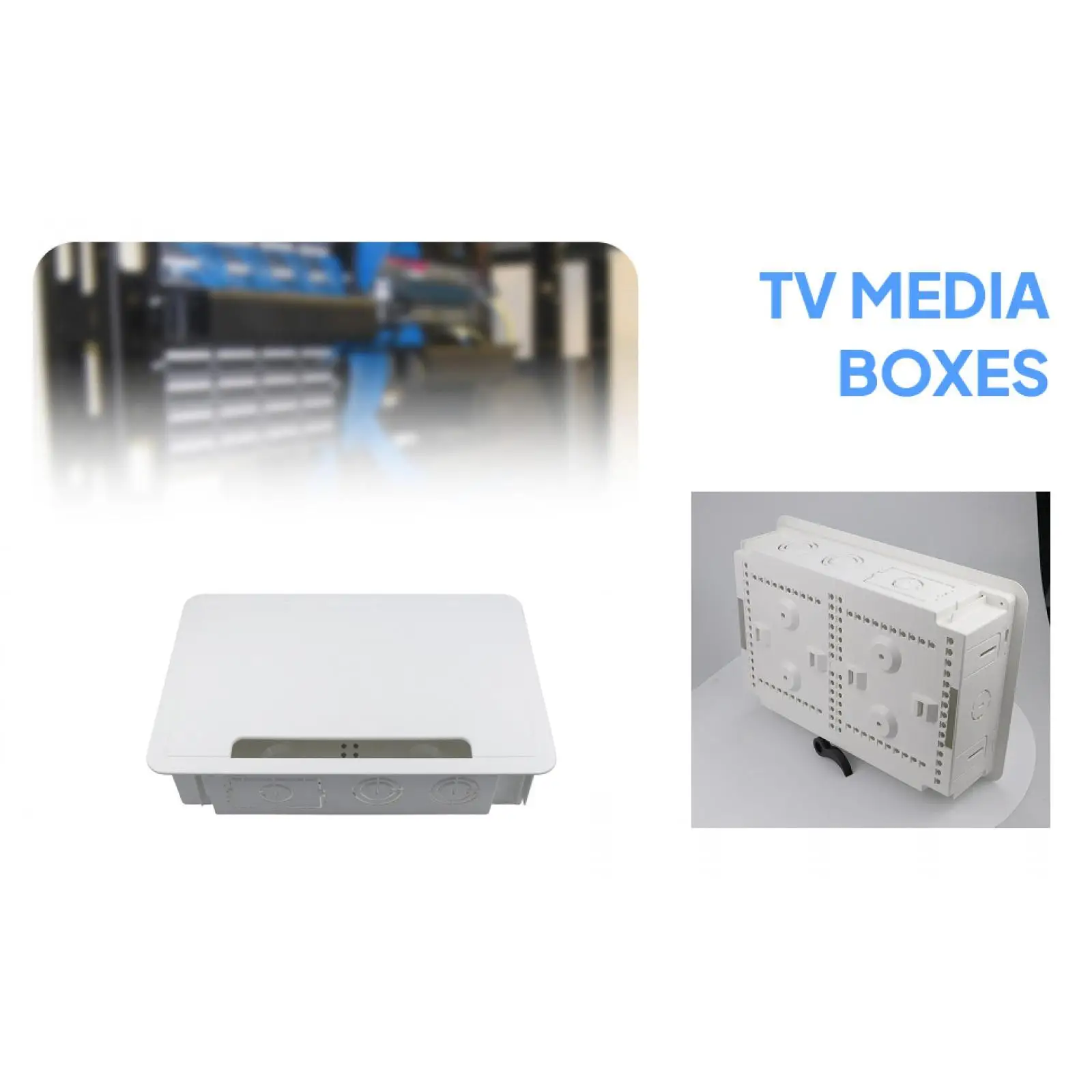 

9" TV Cable Manager Box - Fits Roku/Apple TV/Fire Stick/Samsung