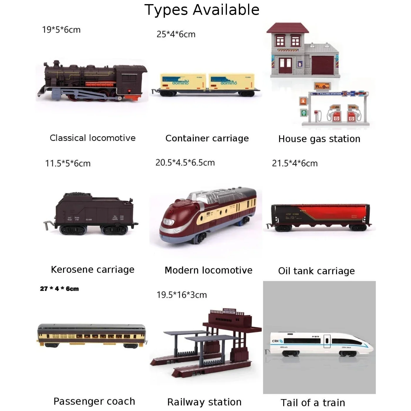 Modelo ferroviário simulação vagões ferroviários clássico conjunto de trem veículo brinquedo recipiente blocos de construção brinquedos das crianças