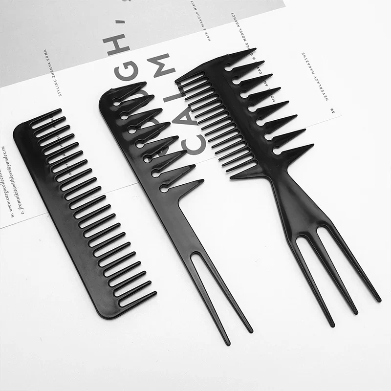 10 ชิ้นชุด Professional Hairdressing Combs มัลติฟังก์ชั่หวีผม Anti - static ชุดผลิตภัณฑ์ดูแลเส้นผม Salon จัดแต่งทรงผมเครื่องมือ