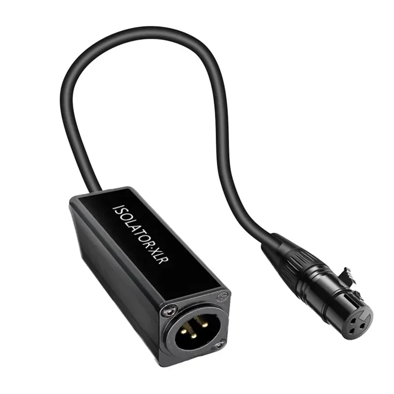 

Audio Cable Isolator XLR Eliminates Noise Ground Loop Audio Isolator Eliminates Noise