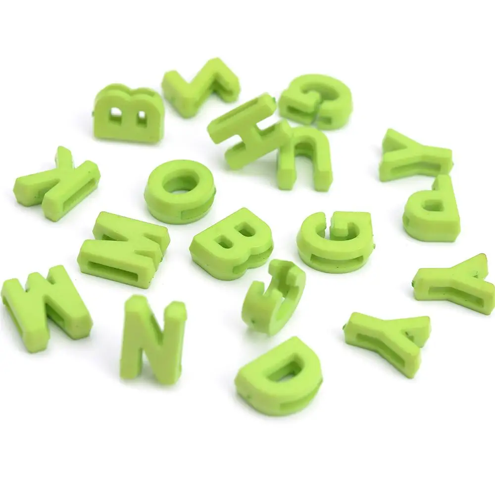 100 Stück 12 mm mehrfarbige zufällige Buchstabenperlen, Acryl-Alphabet-Perlen für Schmuckherstellung, DIY-Armband, Halskette, Schlüsselanhänger, Zubehör – Detail 15