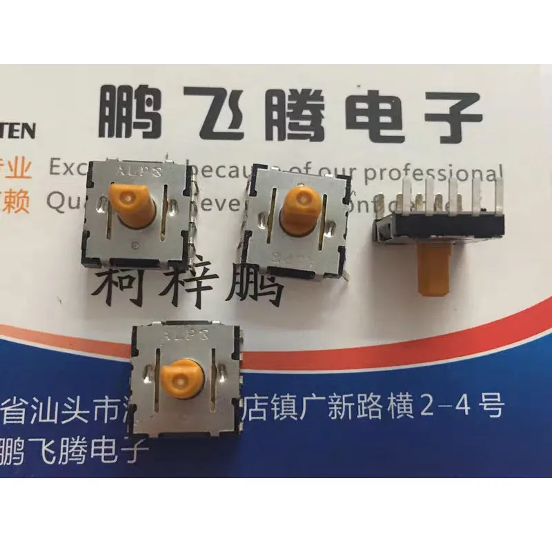 1pcs/lots ALPS SRBQ490100 9-position rotary angle toggle switch Wave 10 pins with handle