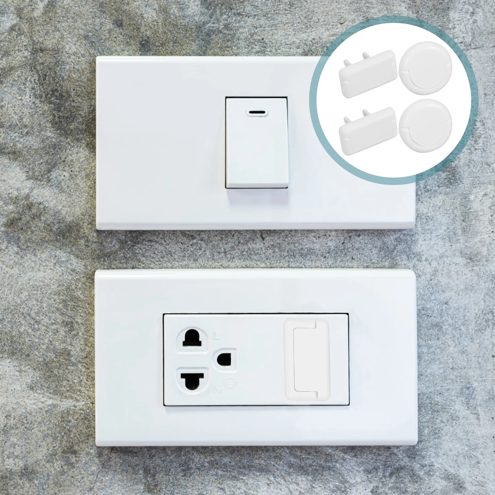 

20pcs Outlet Covers Safety Socket Protectors Thickened Design For Home Baby Proofing Electrical Plug Covers Dust Resistant