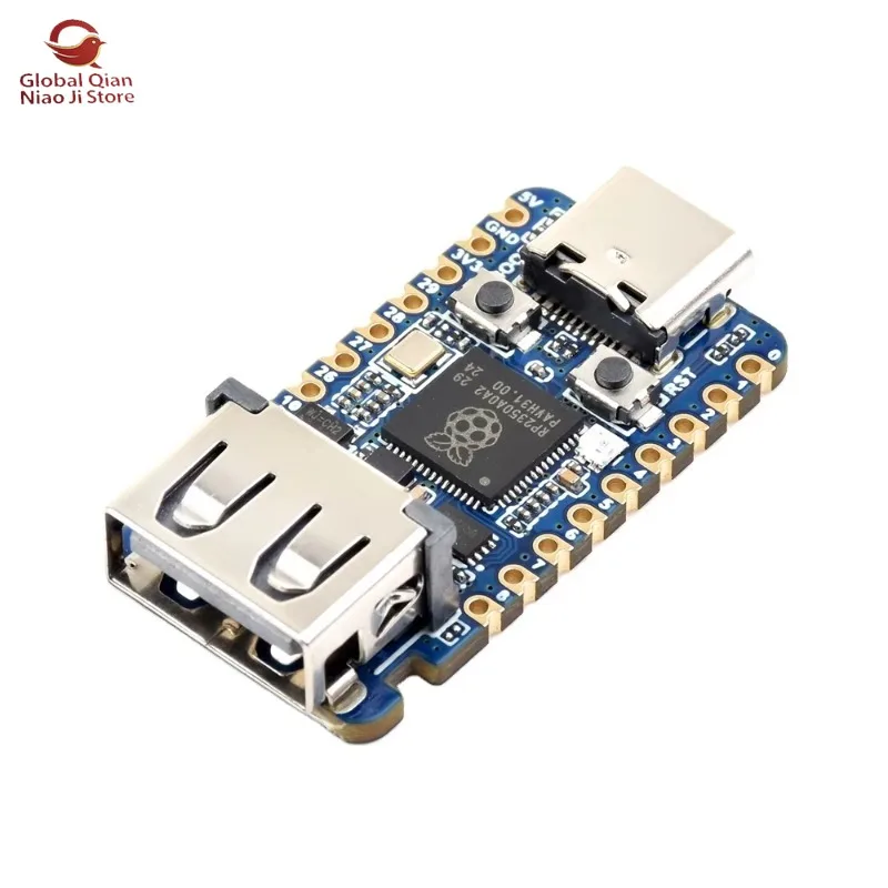 RP2350-USB-A Wave-Shared USB Mini Development Board Based for Raspberry Pi Dual-Core Dual-Architecture 150MHz Microcontroller